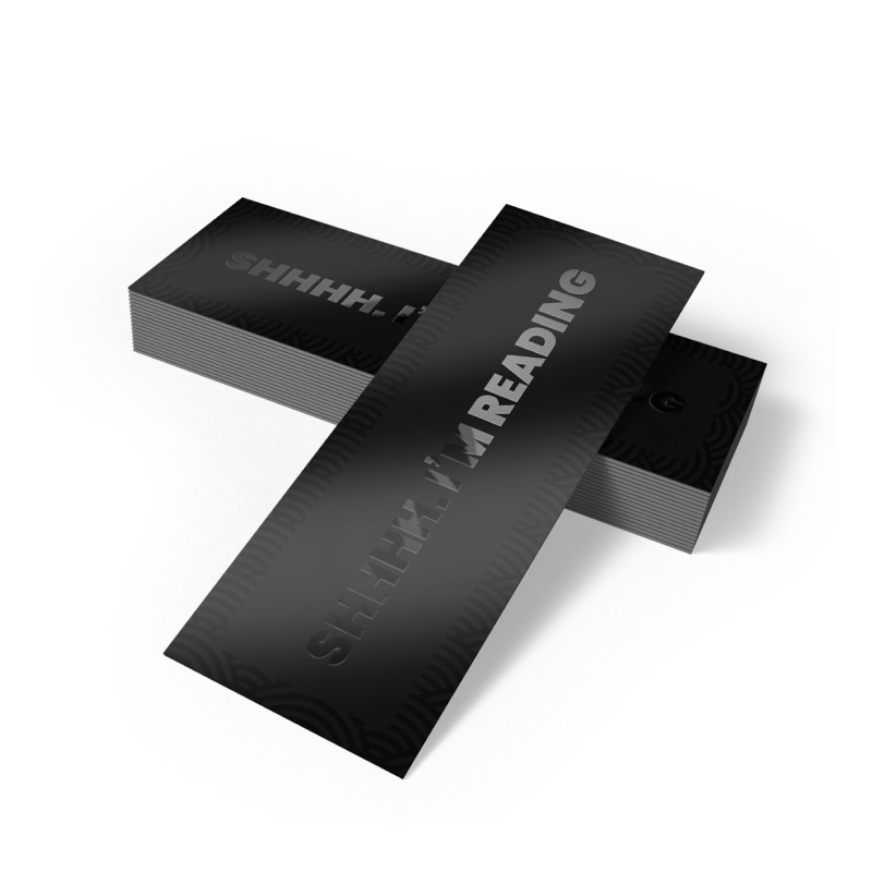 bookmark 16pt matte lam spot uv