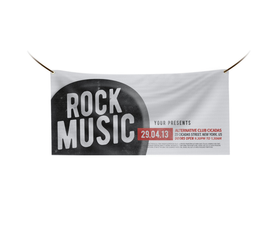 banner matte 13oz