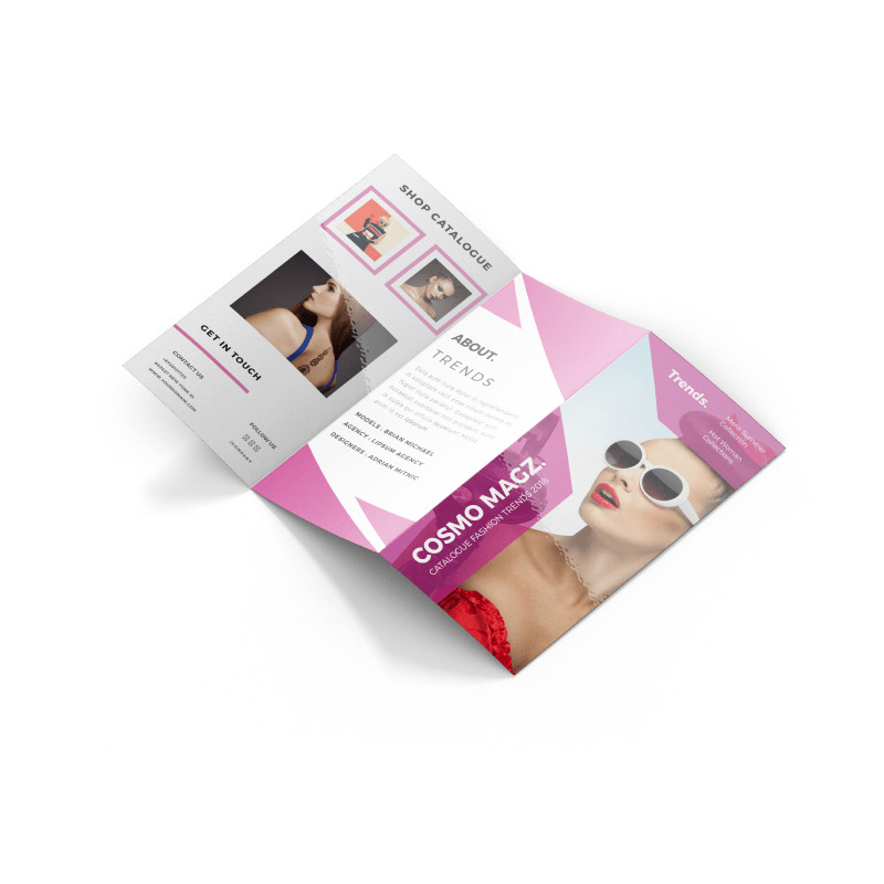 brochures 100lb uv