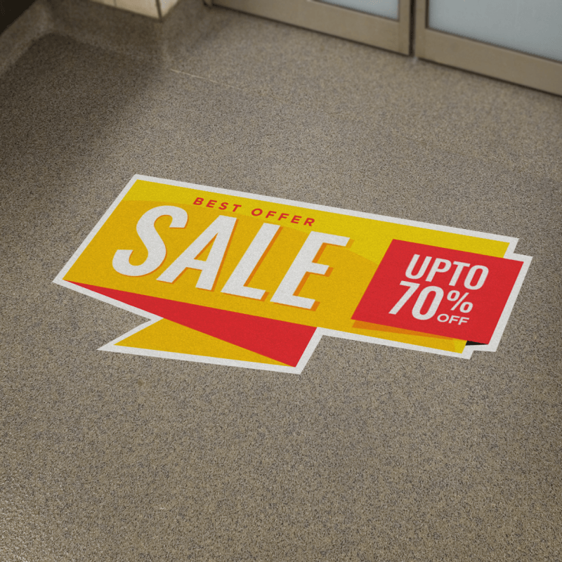 floor graphics from Sinalite
