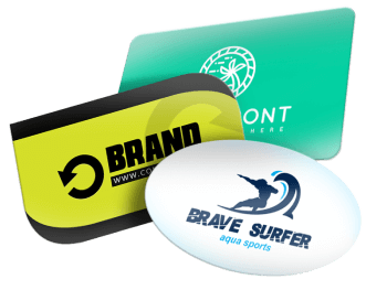 business cards die cut from Sinalite