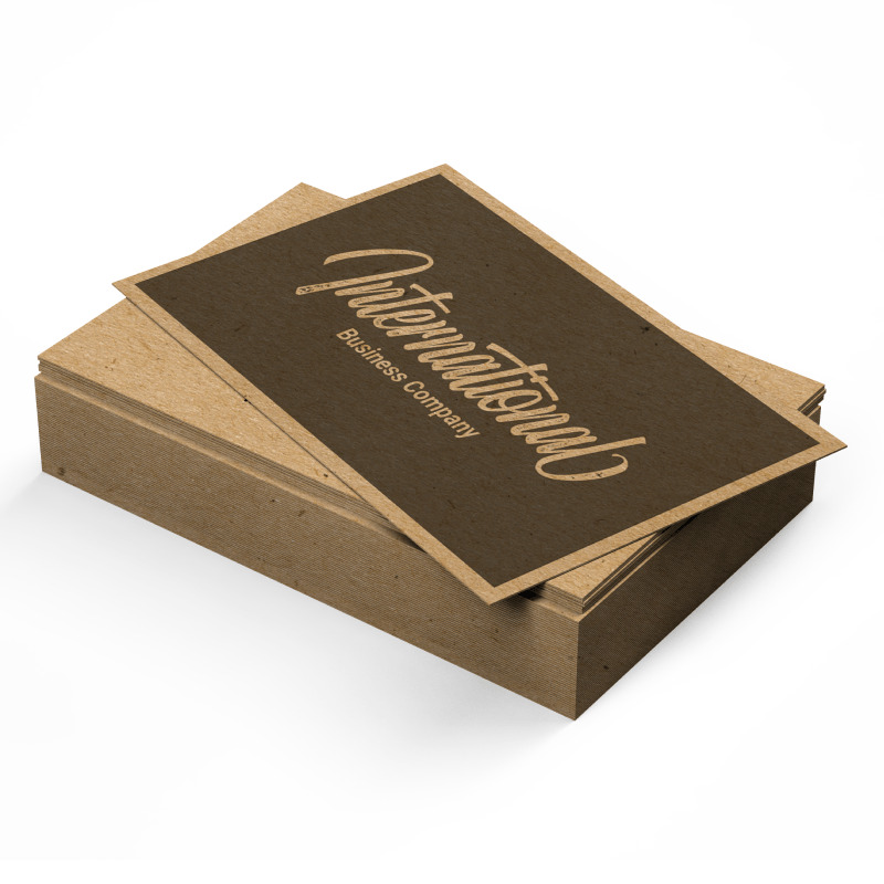 business cards kraft from Sinalite